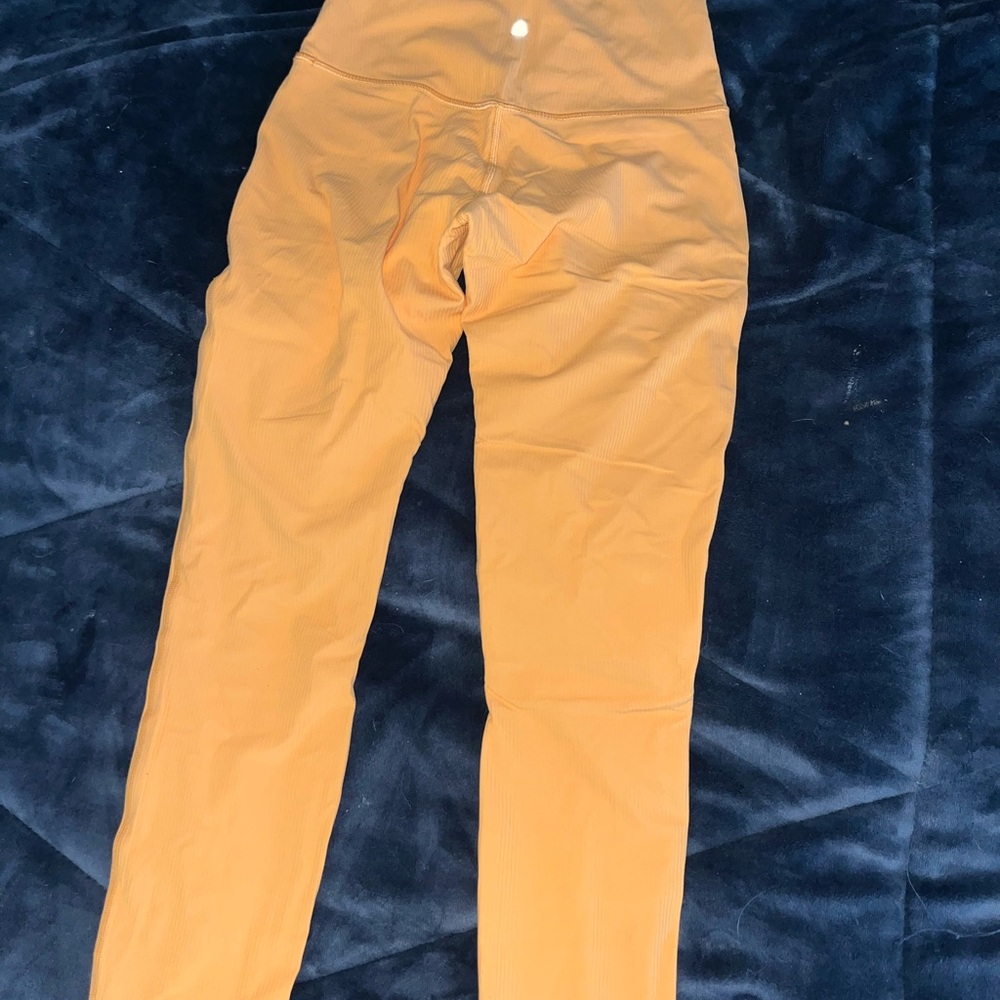 lululemon athletica Orange Leggings